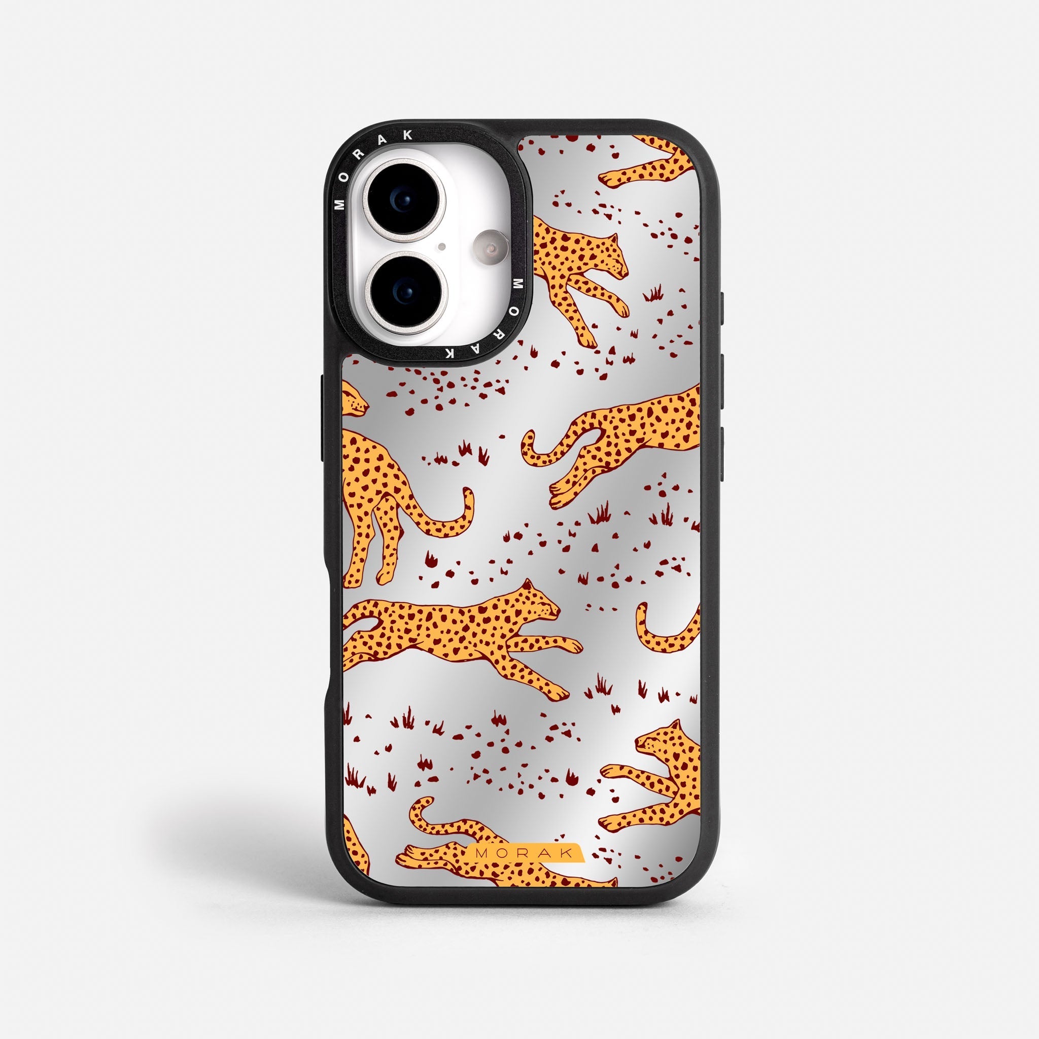 Case Funda Wild Jaguar - Espejo Premium Para iPhone 17-12 Samsung S26-S22