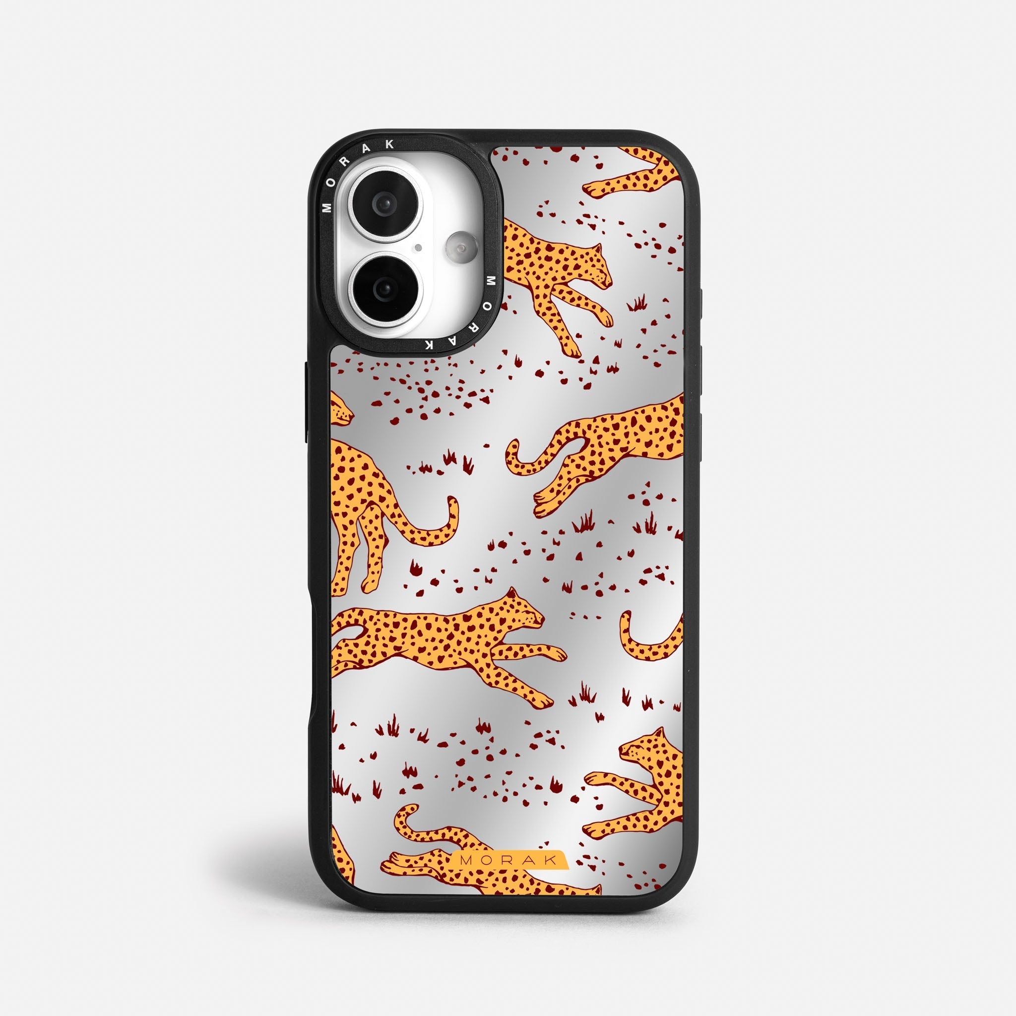 Case Funda Wild Jaguar - Espejo Premium Para iPhone 17-12 Samsung S26-S22