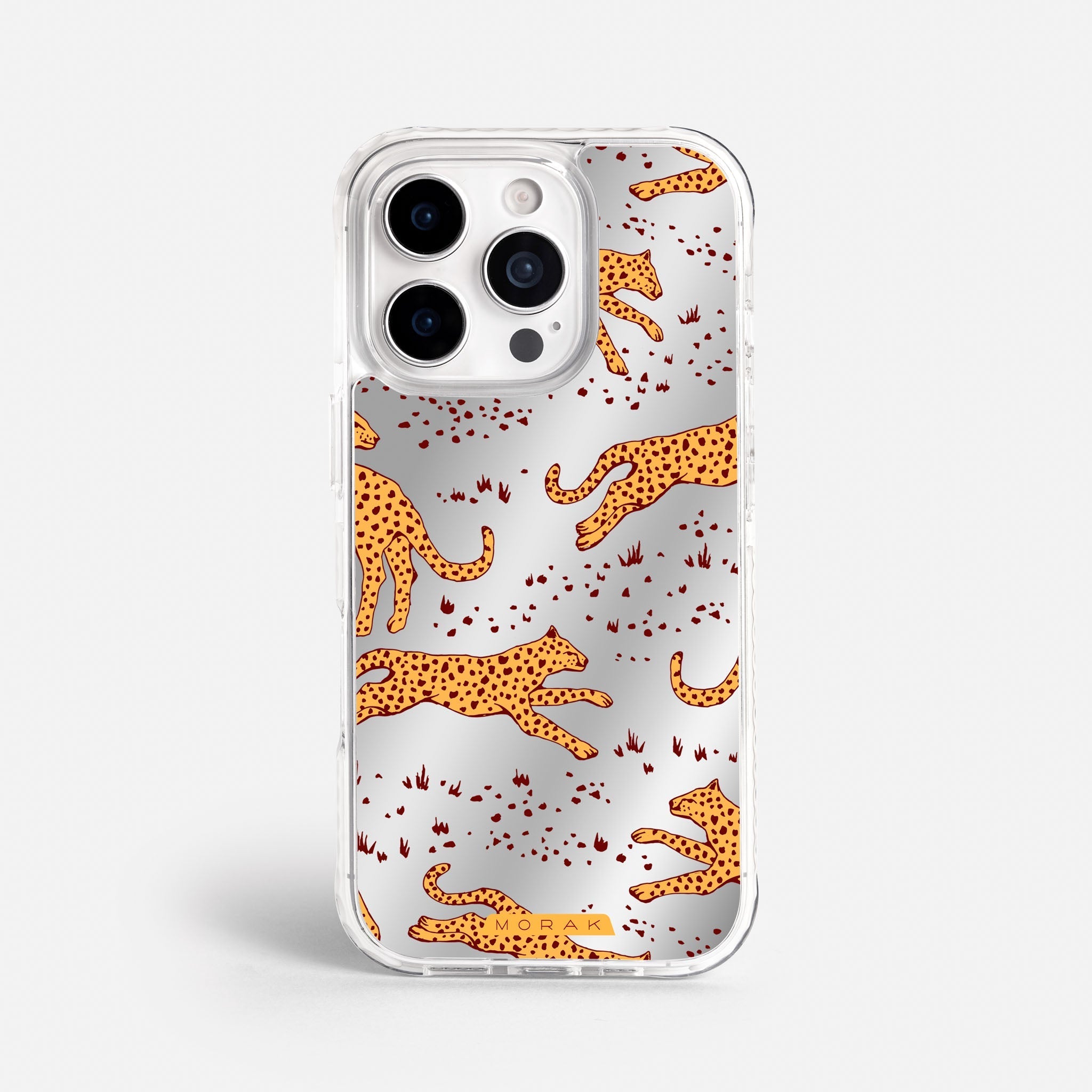 Case Funda Wild Jaguar - Espejo Premium Para iPhone 17-12 Samsung S26-S22