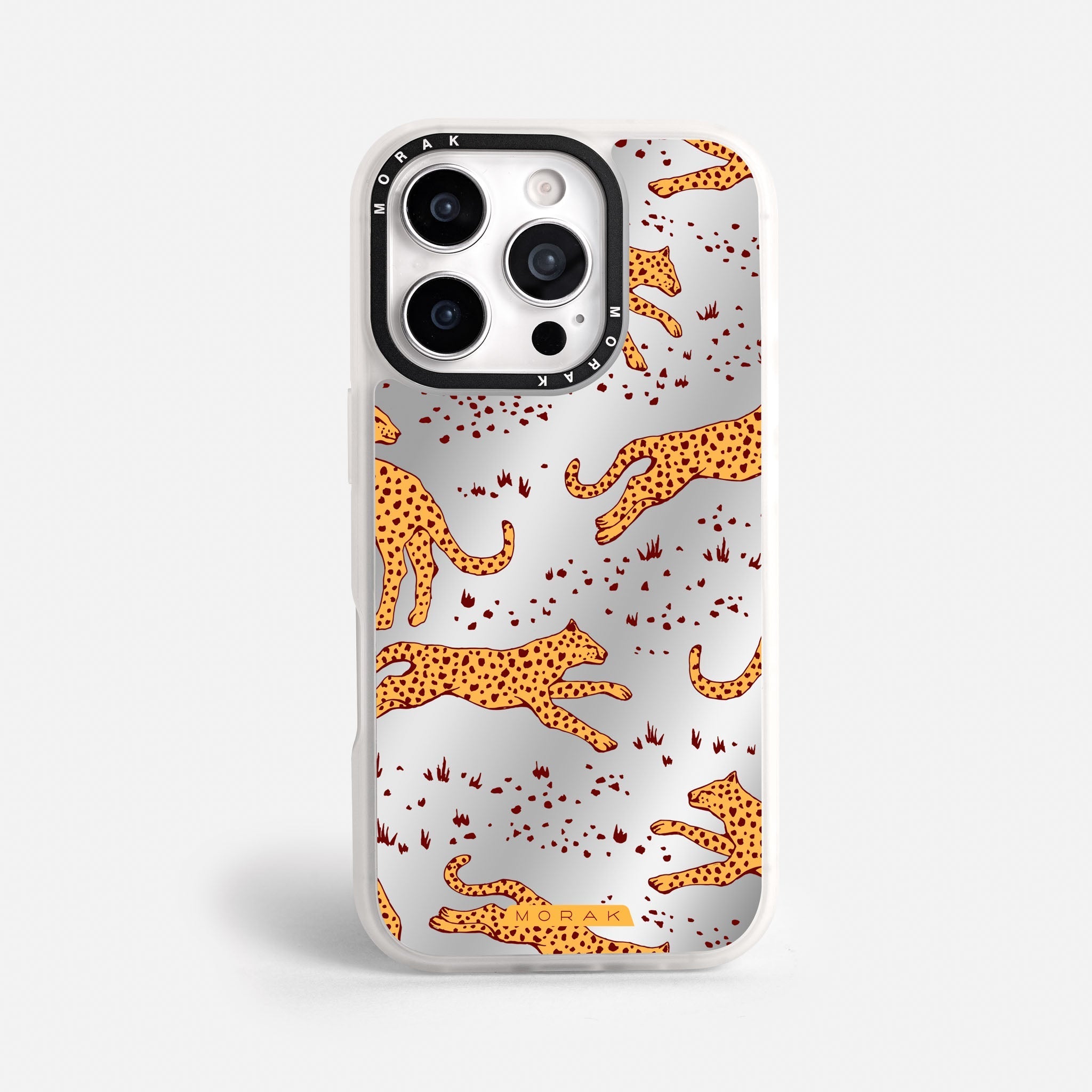 Case Funda Wild Jaguar - Espejo Premium Para iPhone 17-12 Samsung S26-S22