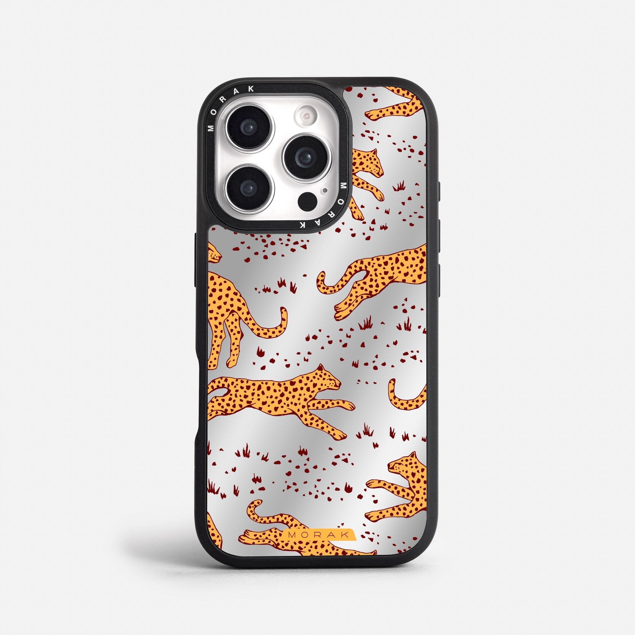 Case Funda Wild Jaguar - Espejo Premium Para iPhone 17-12 Samsung S26-S22