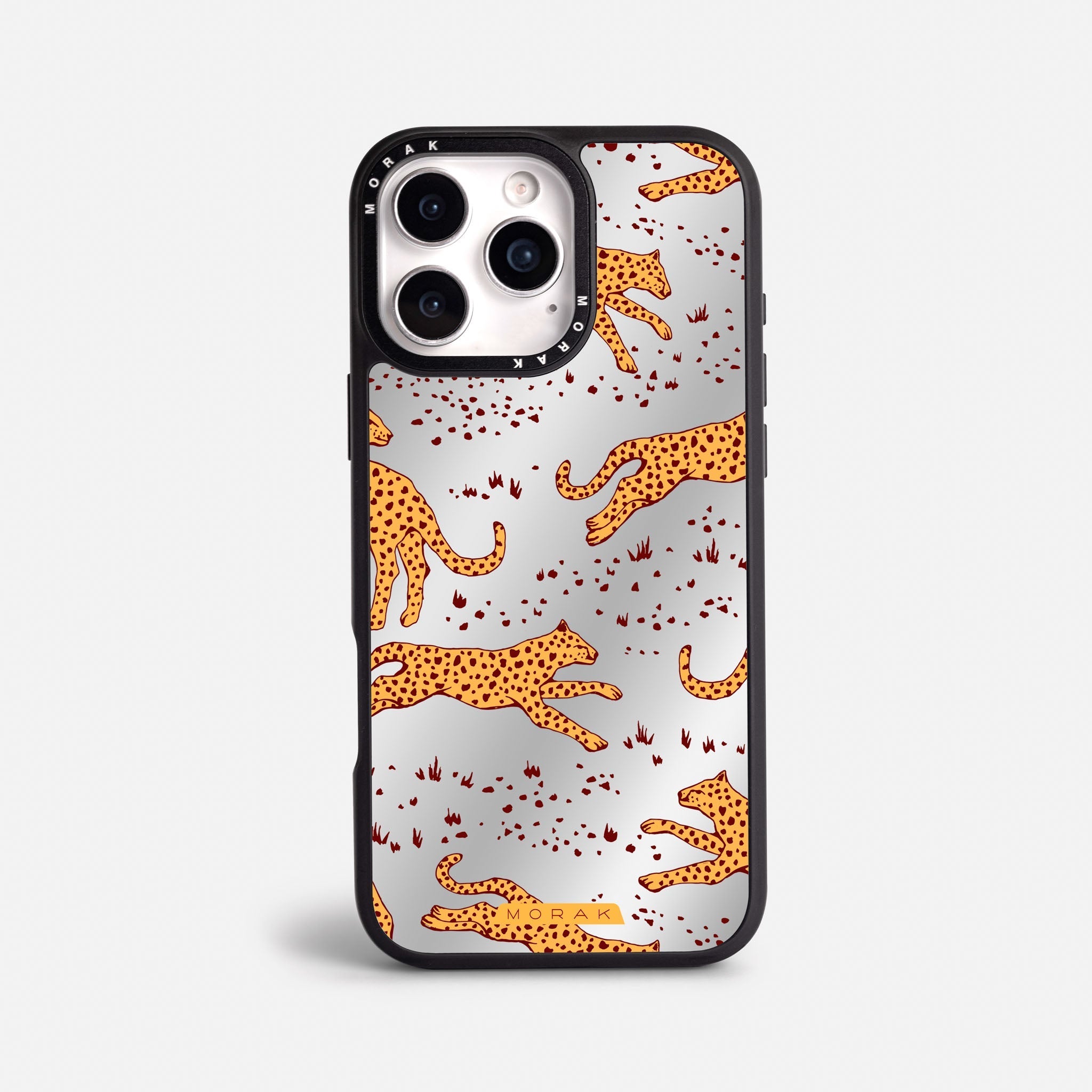 Case Funda Wild Jaguar - Espejo Premium Para iPhone 17-12 Samsung S26-S22