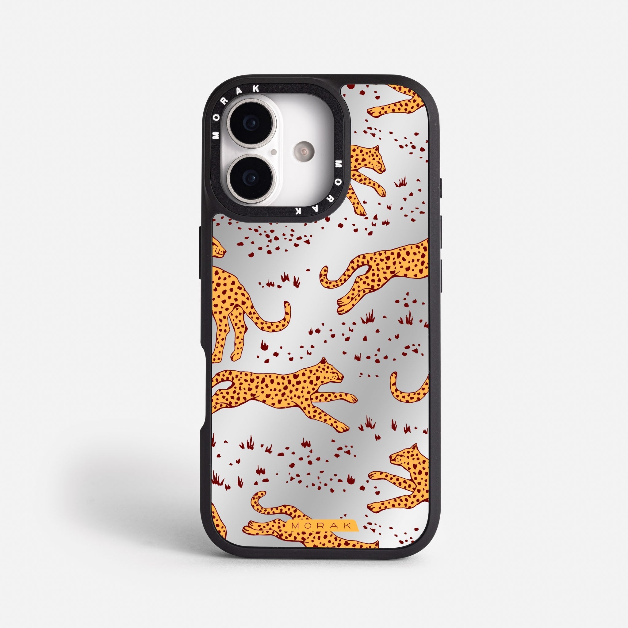 Case Funda Wild Jaguar - Espejo Premium Para iPhone 17-12 Samsung S26-S22