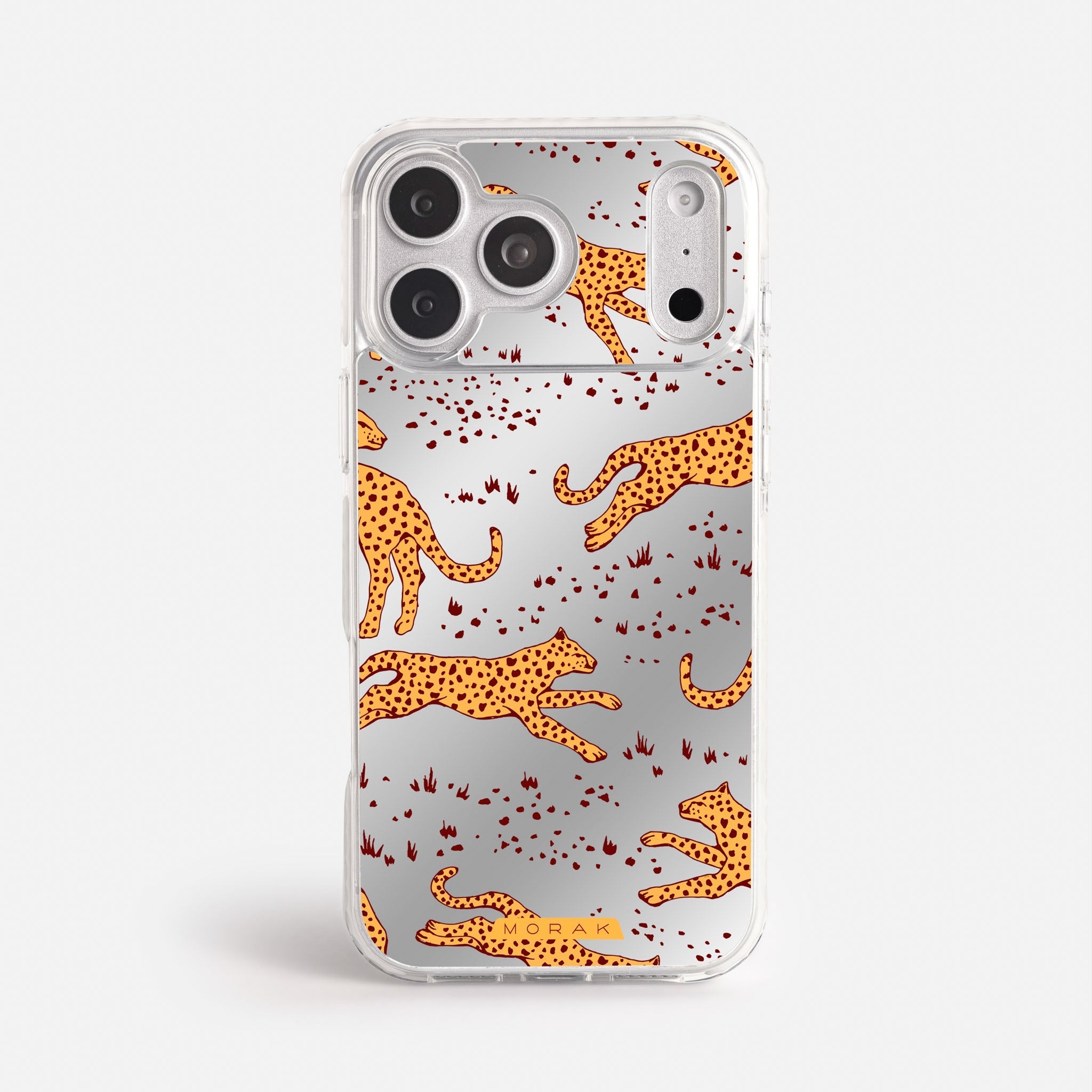 Case Funda Wild Jaguar - Espejo Premium Para iPhone 17-12 Samsung S26-S22