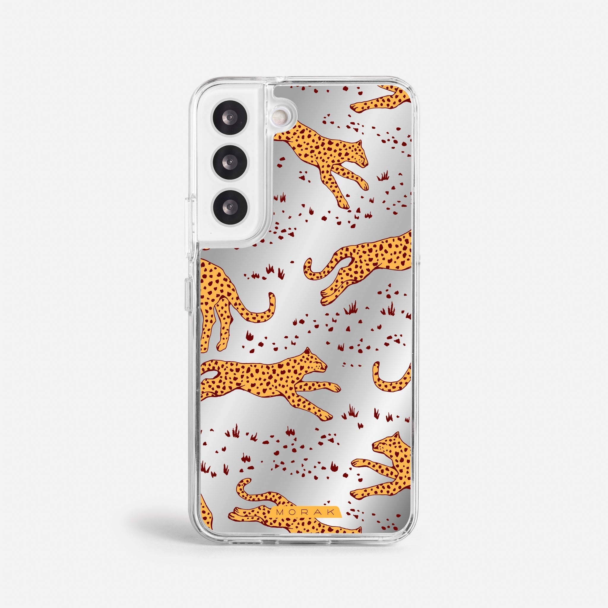 Case Funda Wild Jaguar - Espejo Premium Para iPhone 17-12 Samsung S26-S22