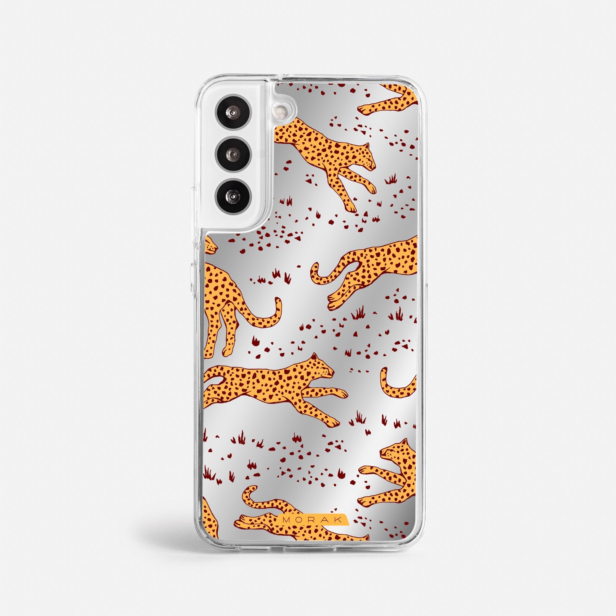 Case Funda Wild Jaguar - Espejo Premium Para iPhone 17-12 Samsung S26-S22