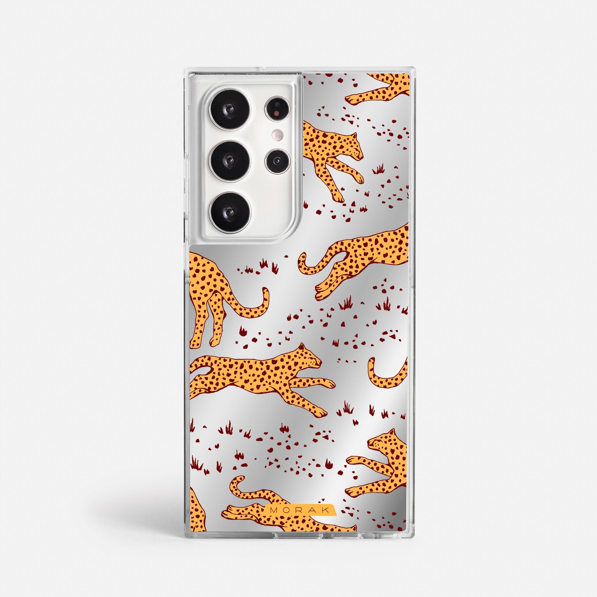 Case Funda Wild Jaguar - Espejo Premium Para iPhone 17-12 Samsung S26-S22