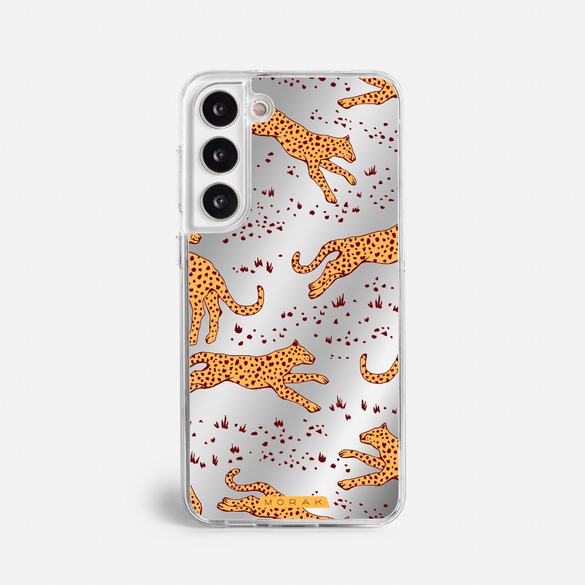 Case Funda Wild Jaguar - Espejo Premium Para iPhone 17-12 Samsung S26-S22