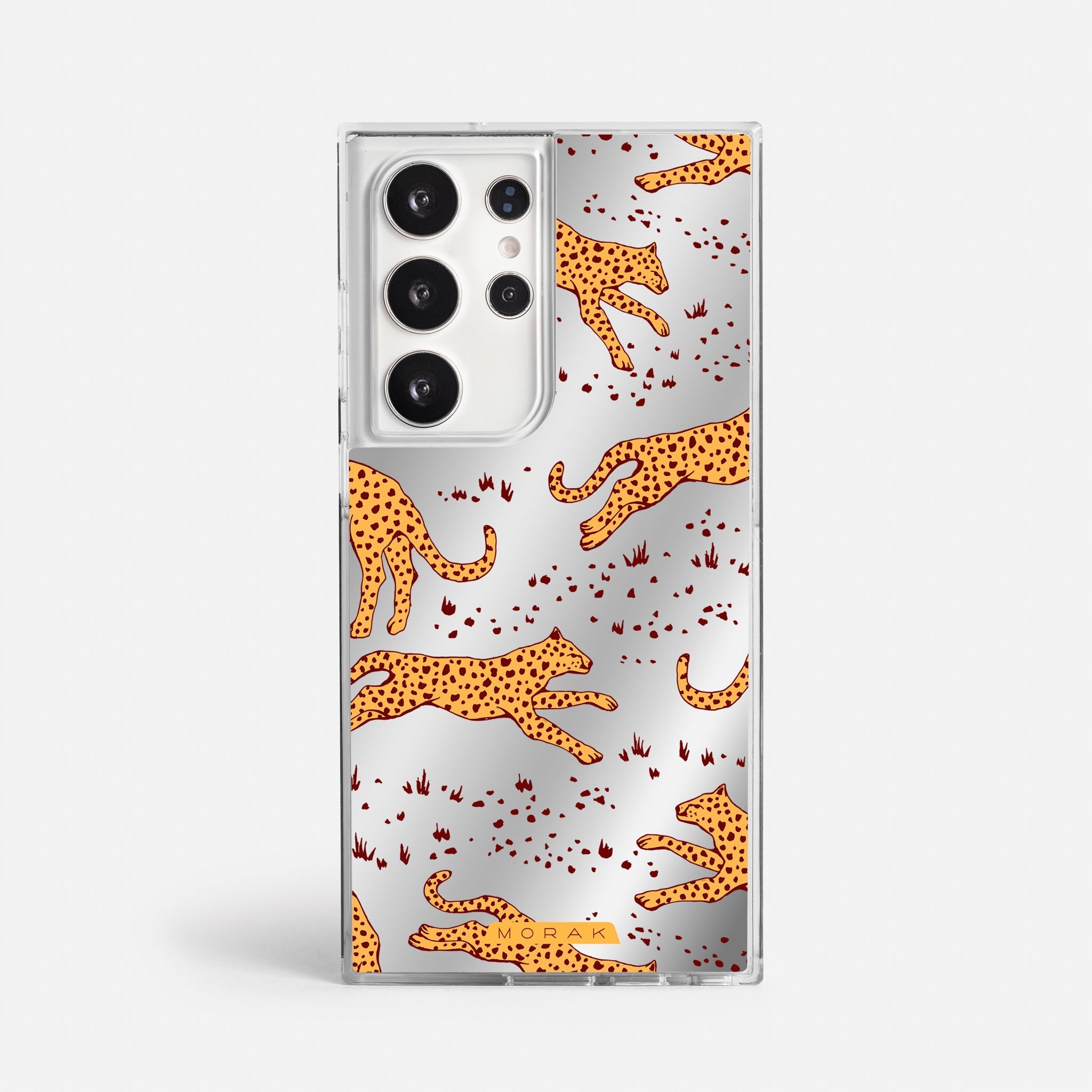 Case Funda Wild Jaguar - Espejo Premium Para iPhone 17-12 Samsung S26-S22