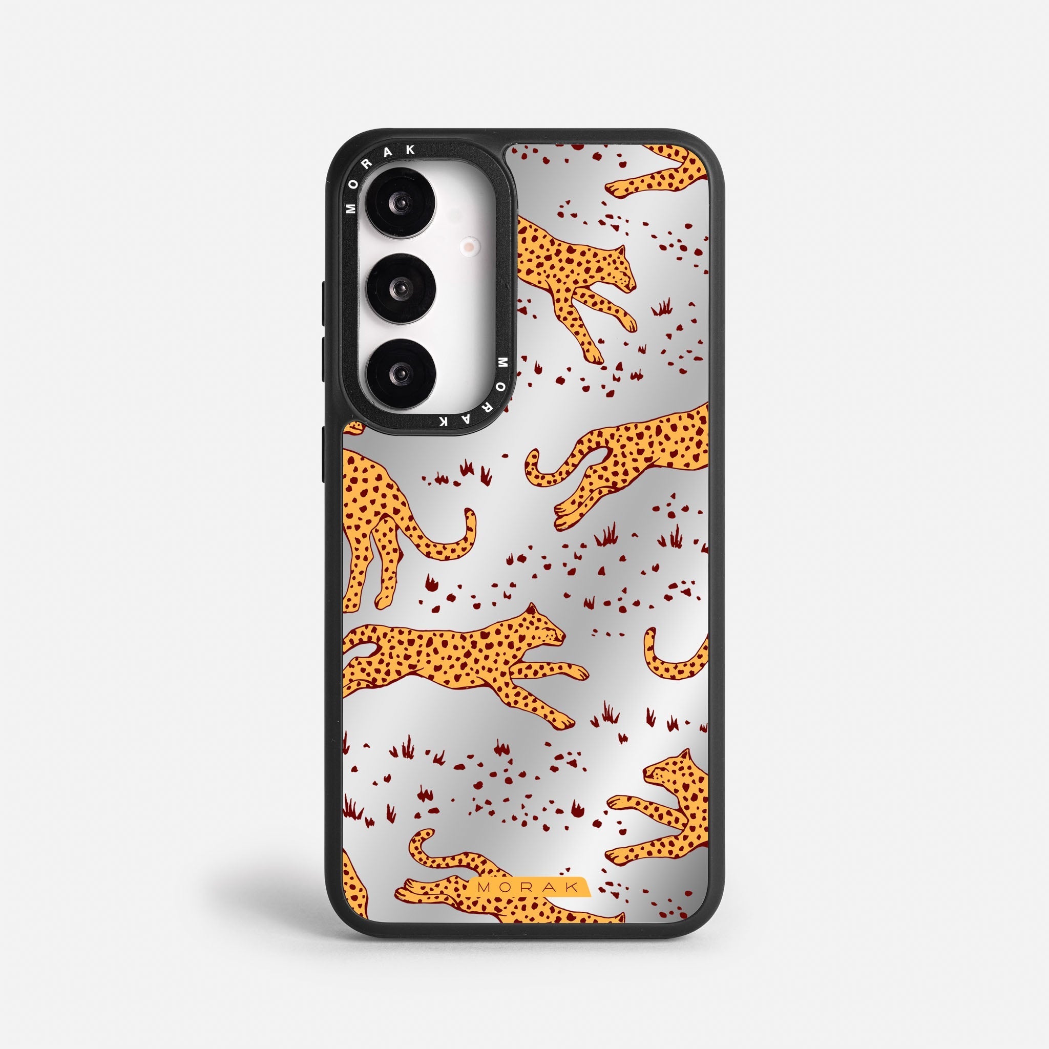 Case Funda Wild Jaguar - Espejo Premium Para iPhone 17-12 Samsung S26-S22
