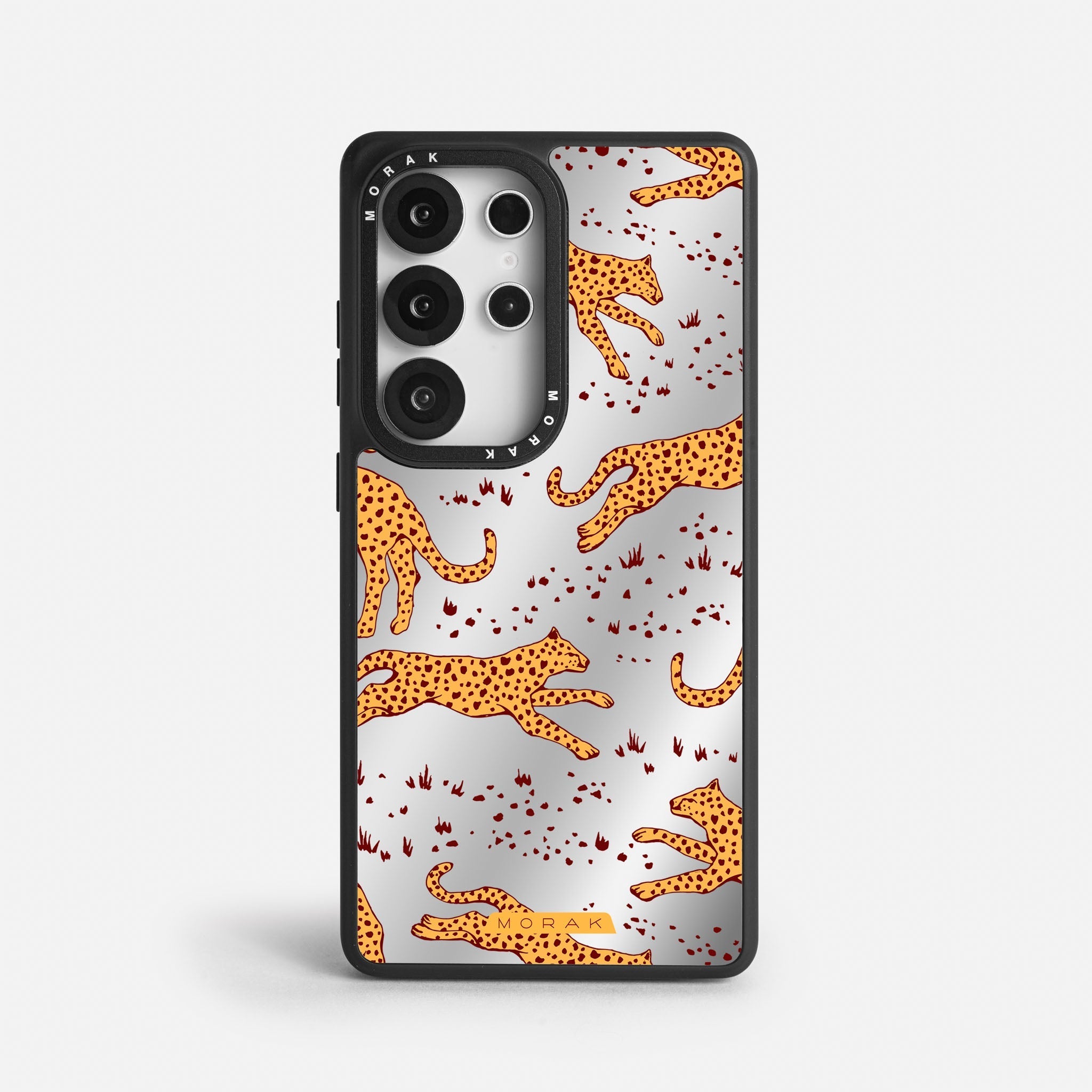 Case Funda Wild Jaguar - Espejo Premium Para iPhone 17-12 Samsung S26-S22