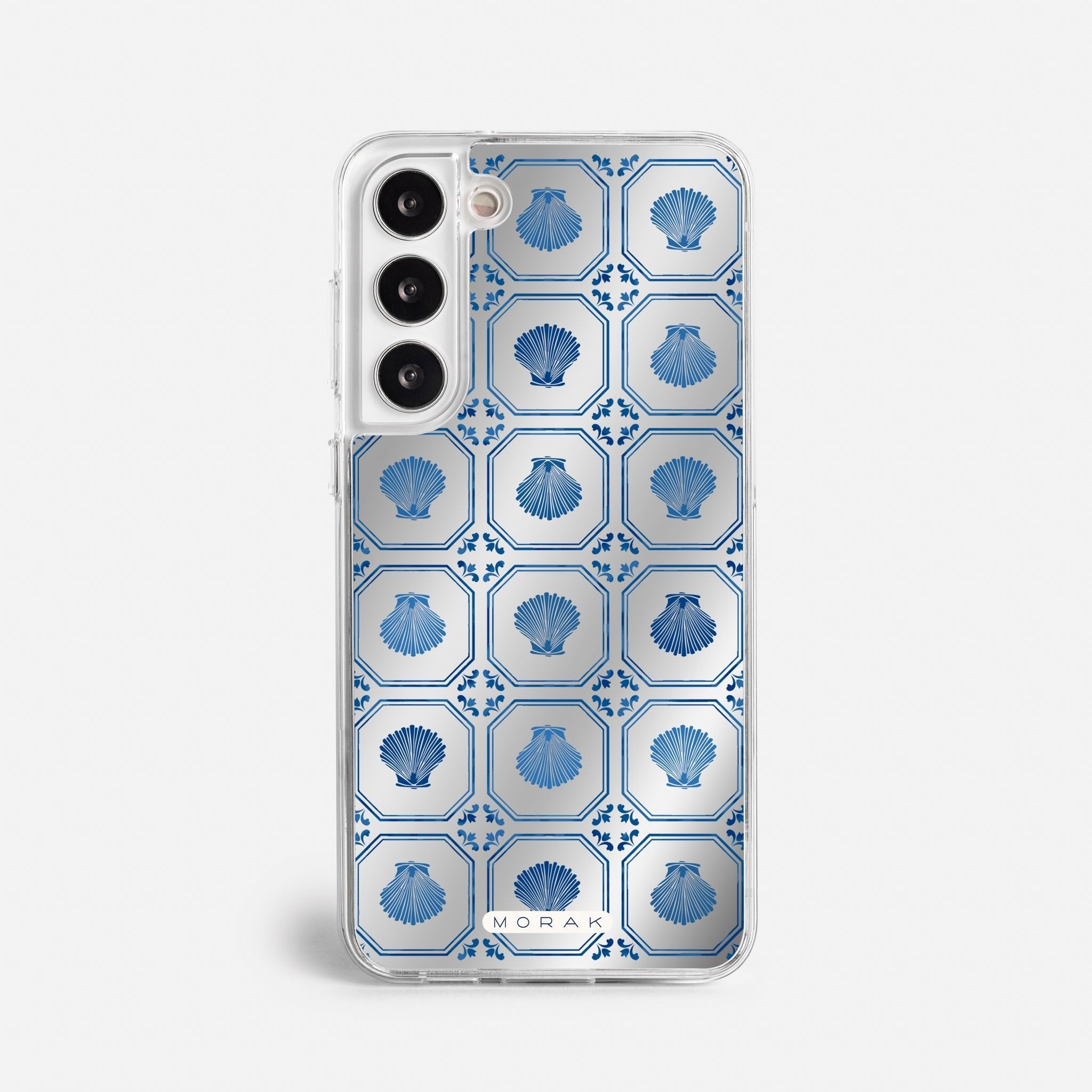 Case Azulejo Marino - Espejo Premium – Protección antigolpe | Diseño colombiano | Morak