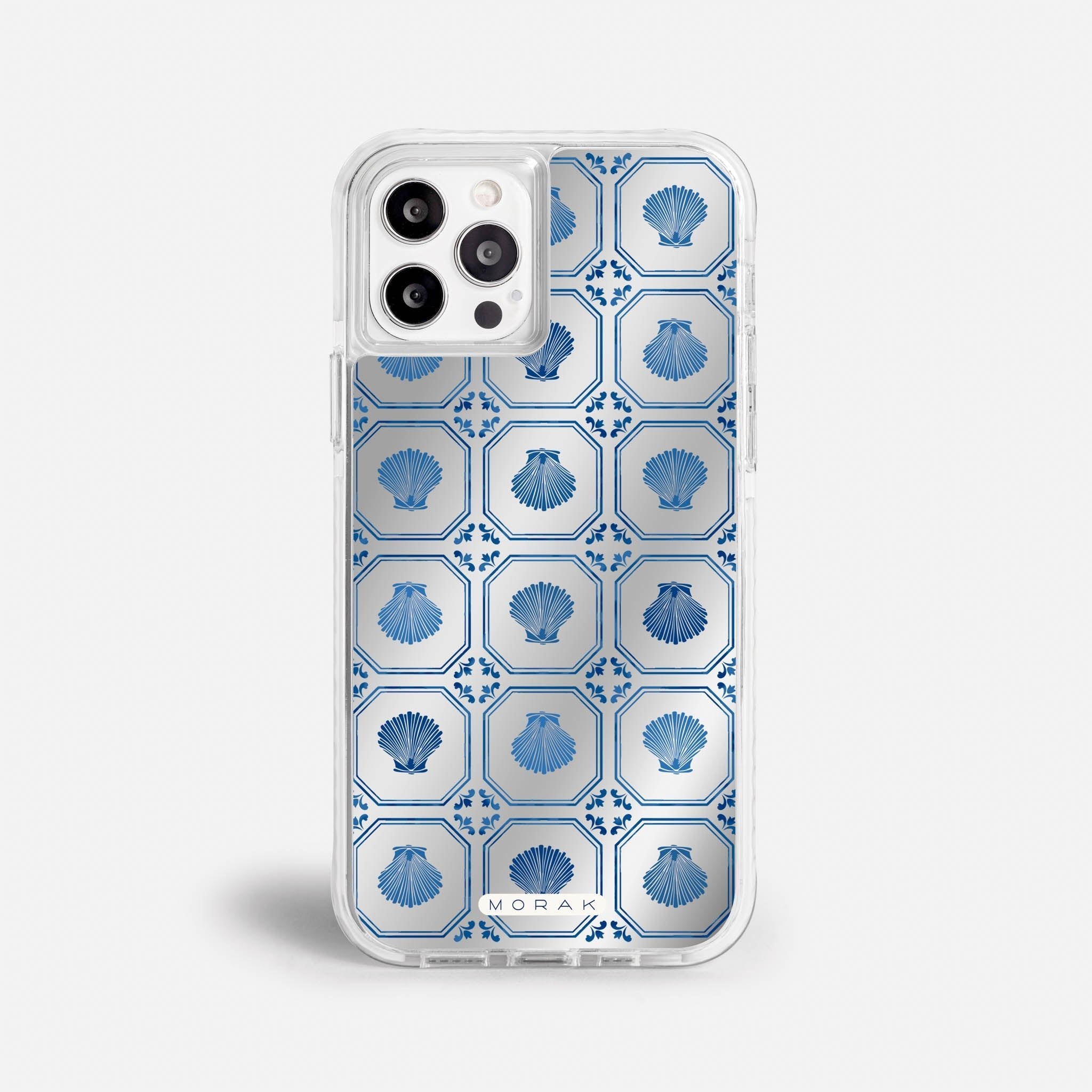 Case Azulejo Marino - Espejo Premium – Protección antigolpe | Diseño colombiano | Morak