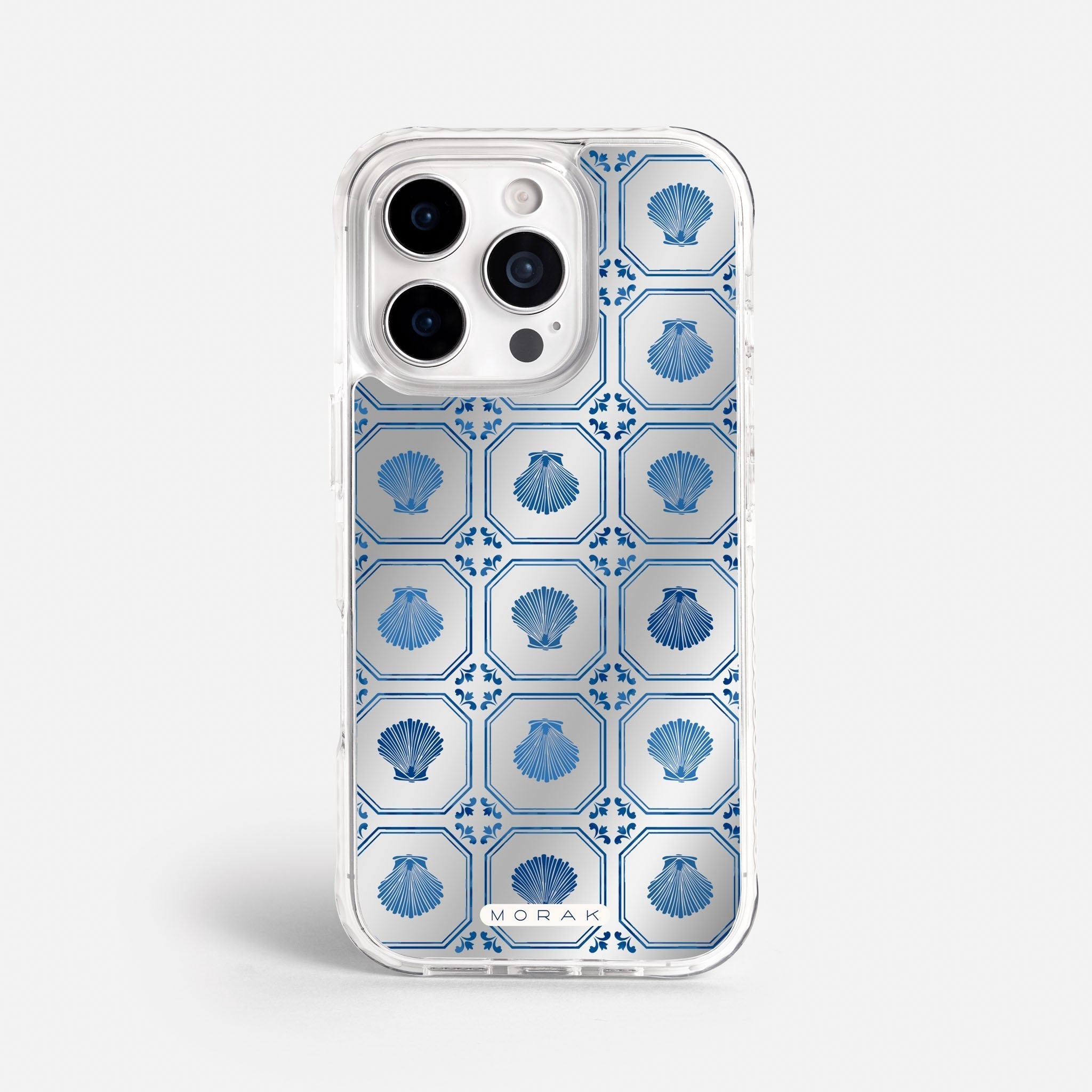 Case Azulejo Marino - Espejo Premium – Protección antigolpe | Diseño colombiano | Morak