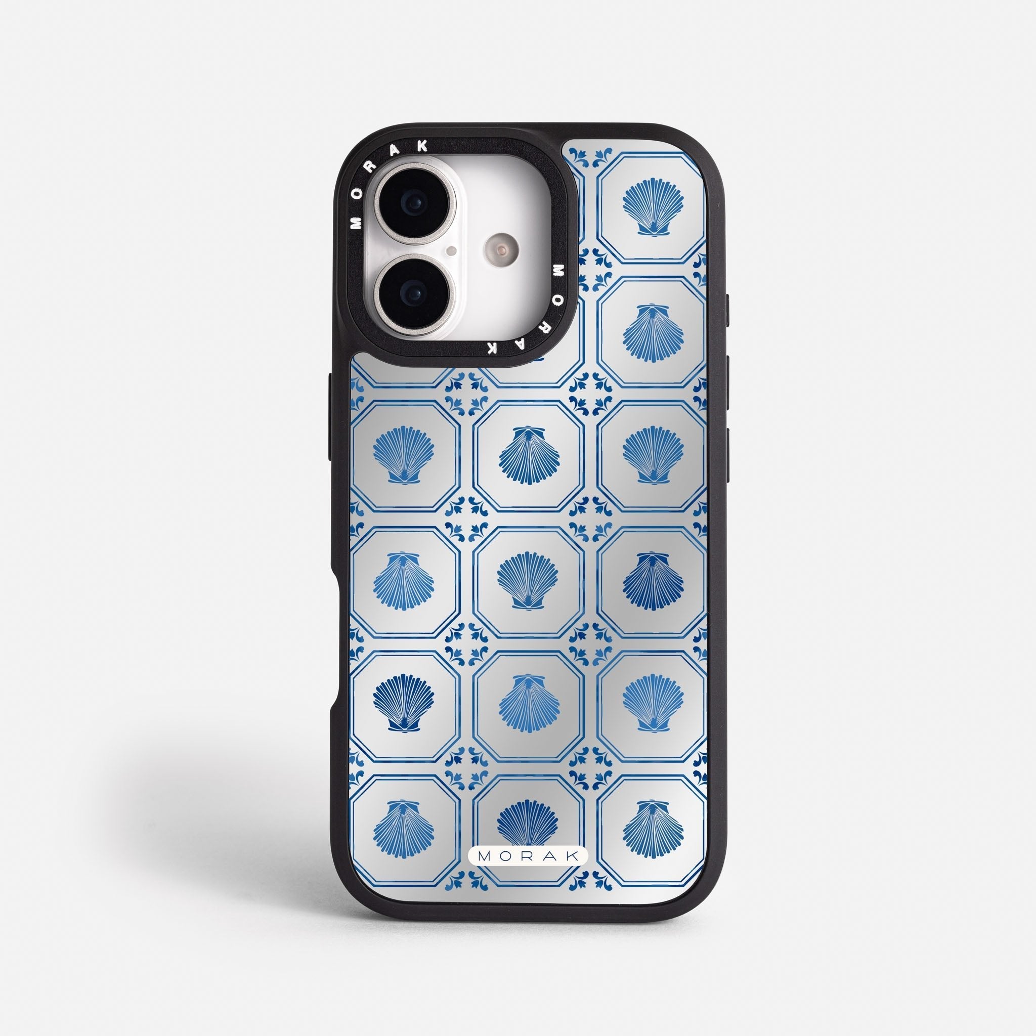 Case Azulejo Marino - Espejo Premium – Protección antigolpe | Diseño colombiano | Morak