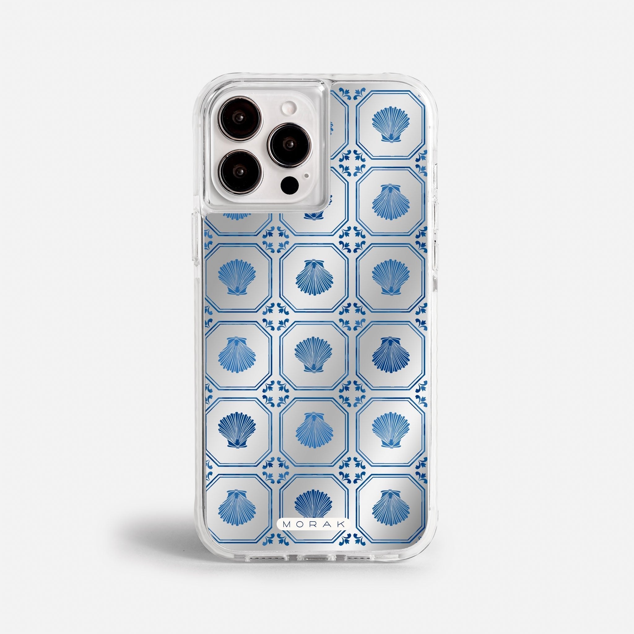 Case Azulejo Marino - Espejo Premium – Protección antigolpe | Diseño colombiano | Morak