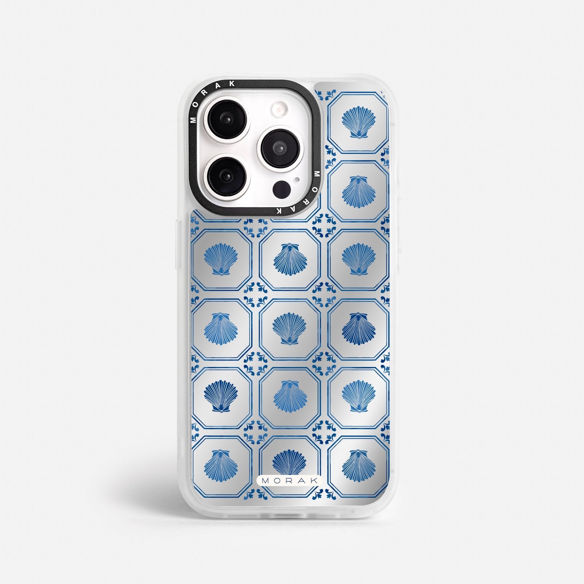 Case Azulejo Marino - Espejo Premium – Protección antigolpe | Diseño colombiano | Morak