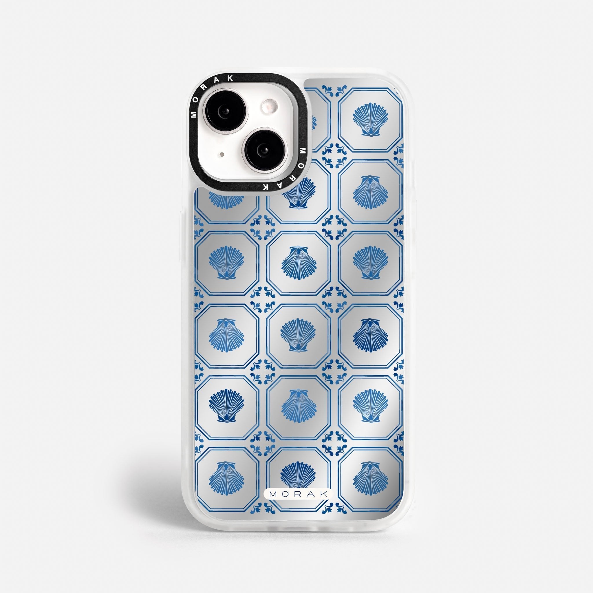 Case Azulejo Marino - Espejo Premium – Protección antigolpe | Diseño colombiano | Morak