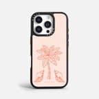 Case Funda Bajo Palmeras - Blanco Premium Para iPhone 17-12 Samsung S26-S22