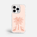 Case Funda Bajo Palmeras - Blanco Premium Para iPhone 17-12 Samsung S26-S22