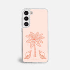 Case Funda Bajo Palmeras - Blanco Premium Para iPhone 17-12 Samsung S26-S22
