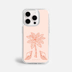 Case Funda Bajo Palmeras - Blanco Premium Para iPhone 17-12 Samsung S26-S22