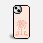 Case Funda Bajo Palmeras - Blanco Premium Para iPhone 17-12 Samsung S26-S22