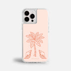 Case Funda Bajo Palmeras - Blanco Premium Para iPhone 17-12 Samsung S26-S22