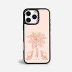 Case Funda Bajo Palmeras - Blanco Premium Para iPhone 17-12 Samsung S26-S22