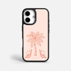 Case Funda Bajo Palmeras - Blanco Premium Para iPhone 17-12 Samsung S26-S22