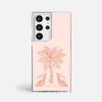 Case Funda Bajo Palmeras - Blanco Premium Para iPhone 17-12 Samsung S26-S22