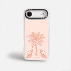 Case Funda Bajo Palmeras - Blanco Premium Para iPhone 17-12 Samsung S26-S22