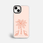 Case Funda Bajo Palmeras - Blanco Premium Para iPhone 17-12 Samsung S26-S22
