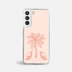 Case Funda Bajo Palmeras - Blanco Premium Para iPhone 17-12 Samsung S26-S22