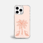 Case Funda Bajo Palmeras - Blanco Premium Para iPhone 17-12 Samsung S26-S22