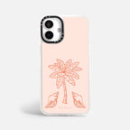 Case Funda Bajo Palmeras - Blanco Premium Para iPhone 17-12 Samsung S26-S22