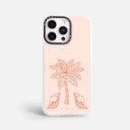 Case Funda Bajo Palmeras - Blanco Premium Para iPhone 17-12 Samsung S26-S22