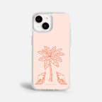 Case Funda Bajo Palmeras - Blanco Premium Para iPhone 17-12 Samsung S26-S22