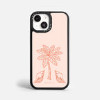Case Funda Bajo Palmeras - Blanco Premium Para iPhone 17-12 Samsung S26-S22