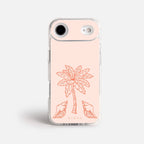 Case Funda Bajo Palmeras - Blanco Premium Para iPhone 17-12 Samsung S26-S22