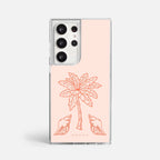Case Funda Bajo Palmeras - Blanco Premium Para iPhone 17-12 Samsung S26-S22