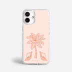 Case Funda Bajo Palmeras - Blanco Premium Para iPhone 17-12 Samsung S26-S22