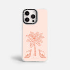 Case Funda Bajo Palmeras - Blanco Premium Para iPhone 17-12 Samsung S26-S22