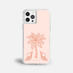Case Funda Bajo Palmeras - Blanco Premium Para iPhone 17-12 Samsung S26-S22
