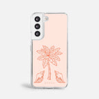 Case Funda Bajo Palmeras - Blanco Premium Para iPhone 17-12 Samsung S26-S22