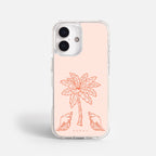 Case Funda Bajo Palmeras - Blanco Premium Para iPhone 17-12 Samsung S26-S22