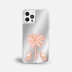 Case Funda Bajo Palmeras - Espejo Premium Para iPhone 17-12 Samsung S26-S22