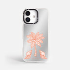 Case Funda Bajo Palmeras - Espejo Premium Para iPhone 17-12 Samsung S26-S22