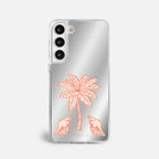 Case Funda Bajo Palmeras - Espejo Premium Para iPhone 17-12 Samsung S26-S22