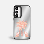 Case Funda Bajo Palmeras - Espejo Premium Para iPhone 17-12 Samsung S26-S22
